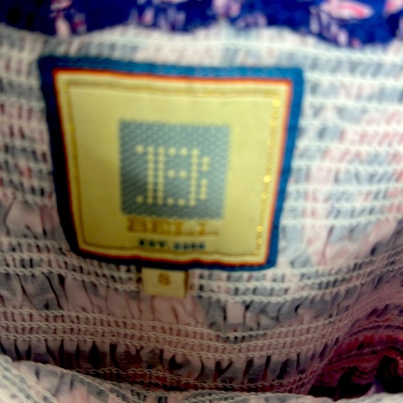 Charming Blue and Pink Kids Dress - Picture 3 of 3